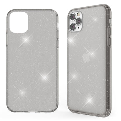 NALIA Glitzerhülle für iPhone 11 Pro – Funkelndes Silikon Case – DAZZLIN (Transparent & Stoßfest) – Marke aus Berlin
