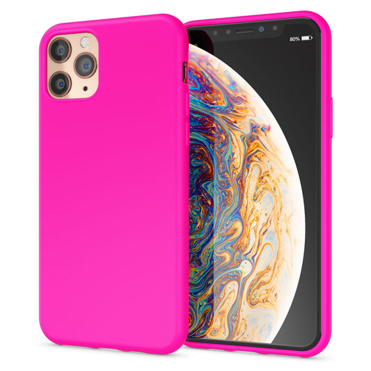 NALIA Neon Handy Hülle für iPhone 11 Pro, Slim Soft Case Silikon Bumper Cover