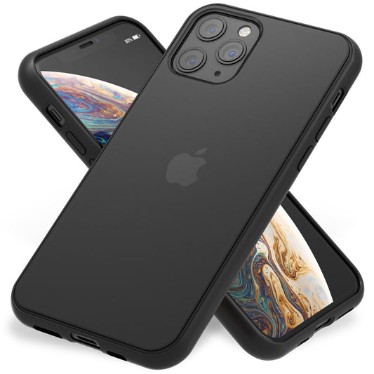 NALIA Handy Hülle für iPhone 11 Pro Max, Hard case & Silikon Bumper Cover Schutz