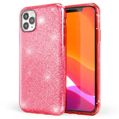 NALIA Glitzerhülle für iPhone 11 Pro – Funkelnder Glitzer-Look & Grip – SHINEPOP (Silikon Case) – Marke aus Berlin