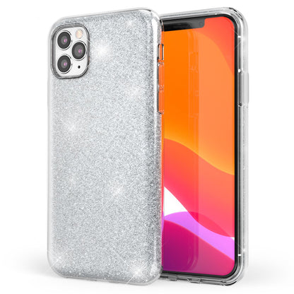 NALIA Glitzerhülle für iPhone 11 Pro – Funkelnder Glitzer-Look & Grip – SHINEPOP (Silikon Case) – Marke aus Berlin