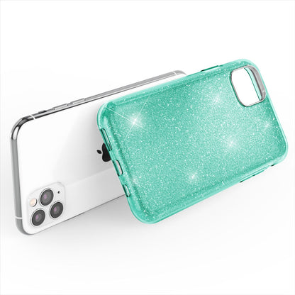 NALIA Glitzerhülle für iPhone 11 Pro – Funkelnder Glitzer-Look & Grip – SHINEPOP (Silikon Case) – Marke aus Berlin
