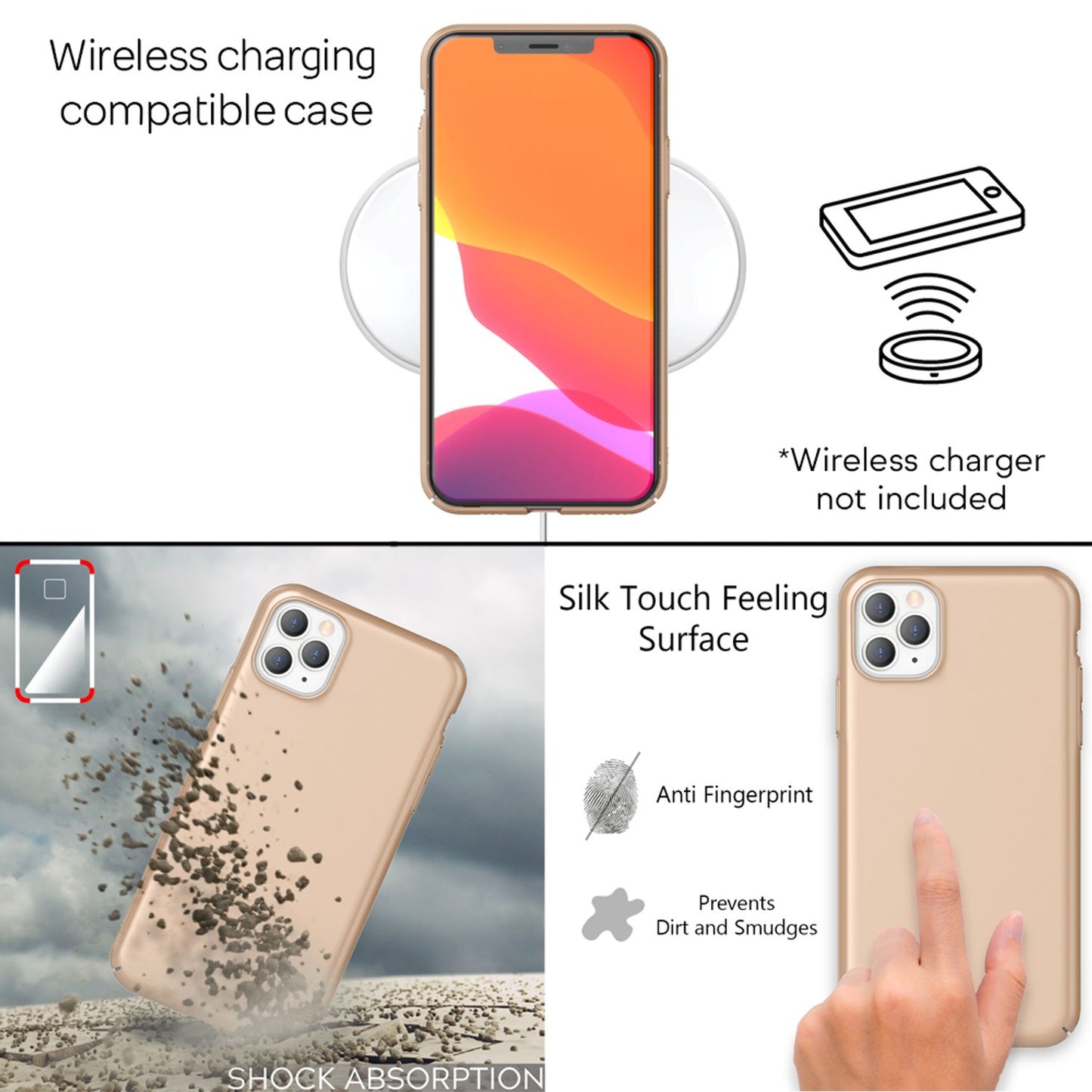 NALIA Ultra Slim Hardcase für iPhone 11 Pro Max – Anti-Fingerabdruck & 0.5mm Dünn – PUREFIT (Matt & Leicht) – Marke aus Berlin