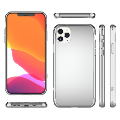 NALIA Spiegelhülle für iPhone 11 Pro – Echtes Glas (9H Spiegel & Kratzfest) – RAYN (Premium Hardcase & Silikon Bumper) – Marke aus Berlin