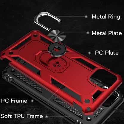 NALIA Panzerhülle für Google Pixel 4 XL – Ring-Ständer 360° & Magnet-Halterung Kompatibel – RINGDEFEND (Stoßfestes Outdoor Case) – Marke aus Berlin
