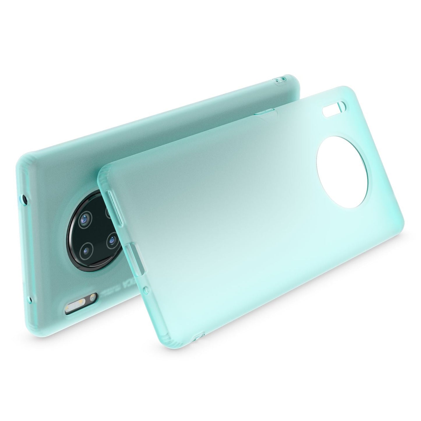NALIA Silikonhülle kompatibel mit Huawei Mate 30 Pro Hülle, Dünne Durchsichtige Handyhülle Ultra-Slim Phone Case Cover, Weiche TPU Gummi Schutzhülle Silikon Handy-Tasche Soft Bumper
