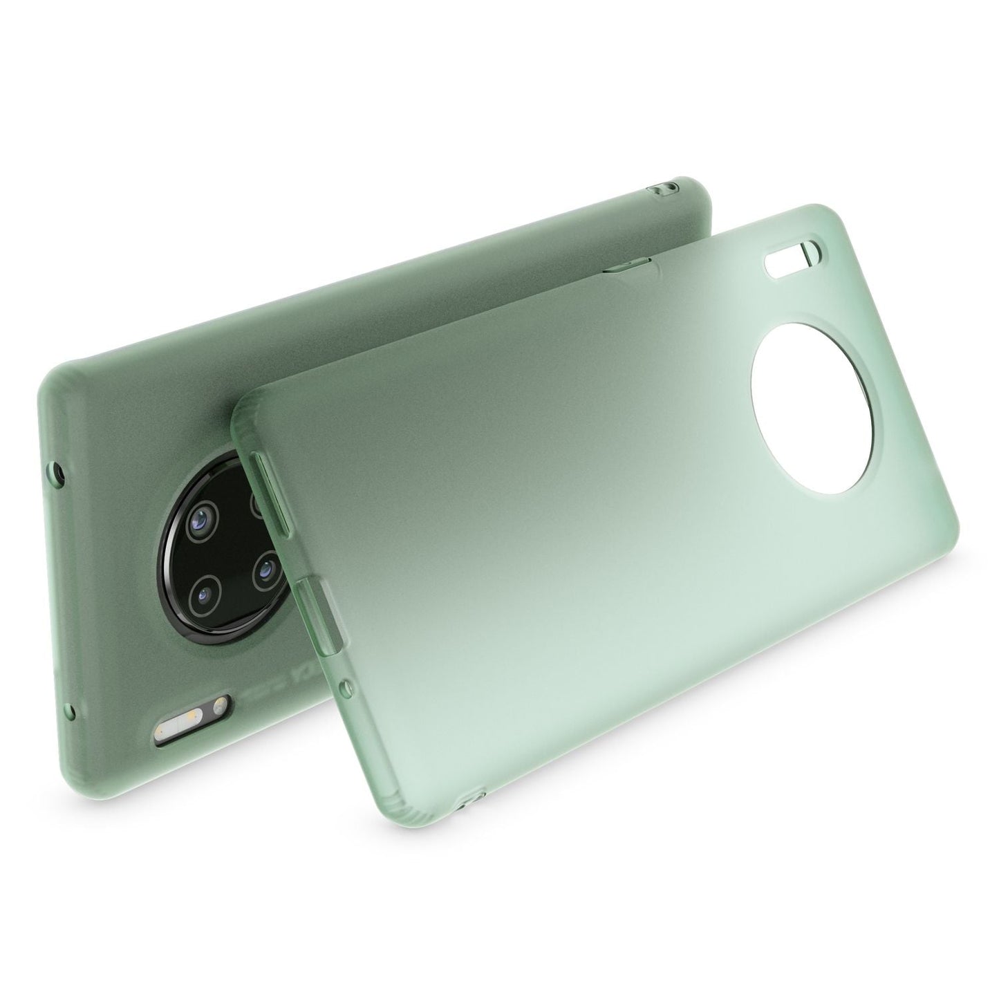NALIA Silikonhülle kompatibel mit Huawei Mate 30 Pro Hülle, Dünne Durchsichtige Handyhülle Ultra-Slim Phone Case Cover, Weiche TPU Gummi Schutzhülle Silikon Handy-Tasche Soft Bumper