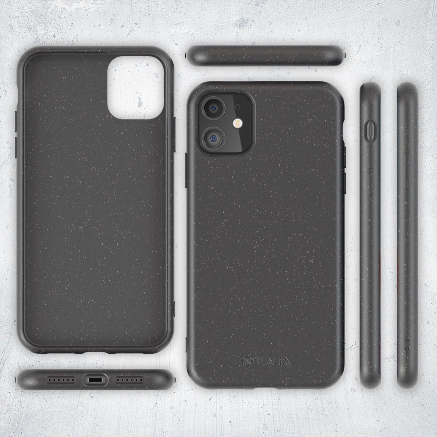 NALIA Bio Hülle kompatibel mit iPhone 11 Handyhülle, Nachhaltiges & Biologisch abbaubares Case Fair Eco Cover, Dünne Ökologische Schutzhülle, Weicher Veganer Premium Phone Bumper