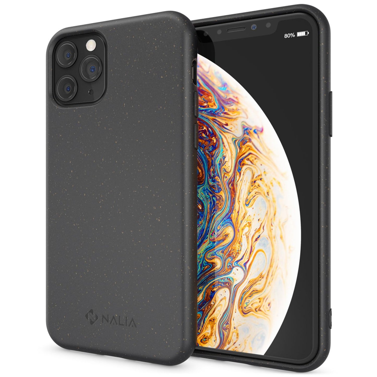 NALIA Handyhülle für iPhone 11 Pro – Weizenstroh Case (Pflanzenbasiert) – BIOVERA – Matt & Stoßfest (Vegan) – Marke aus Berlin