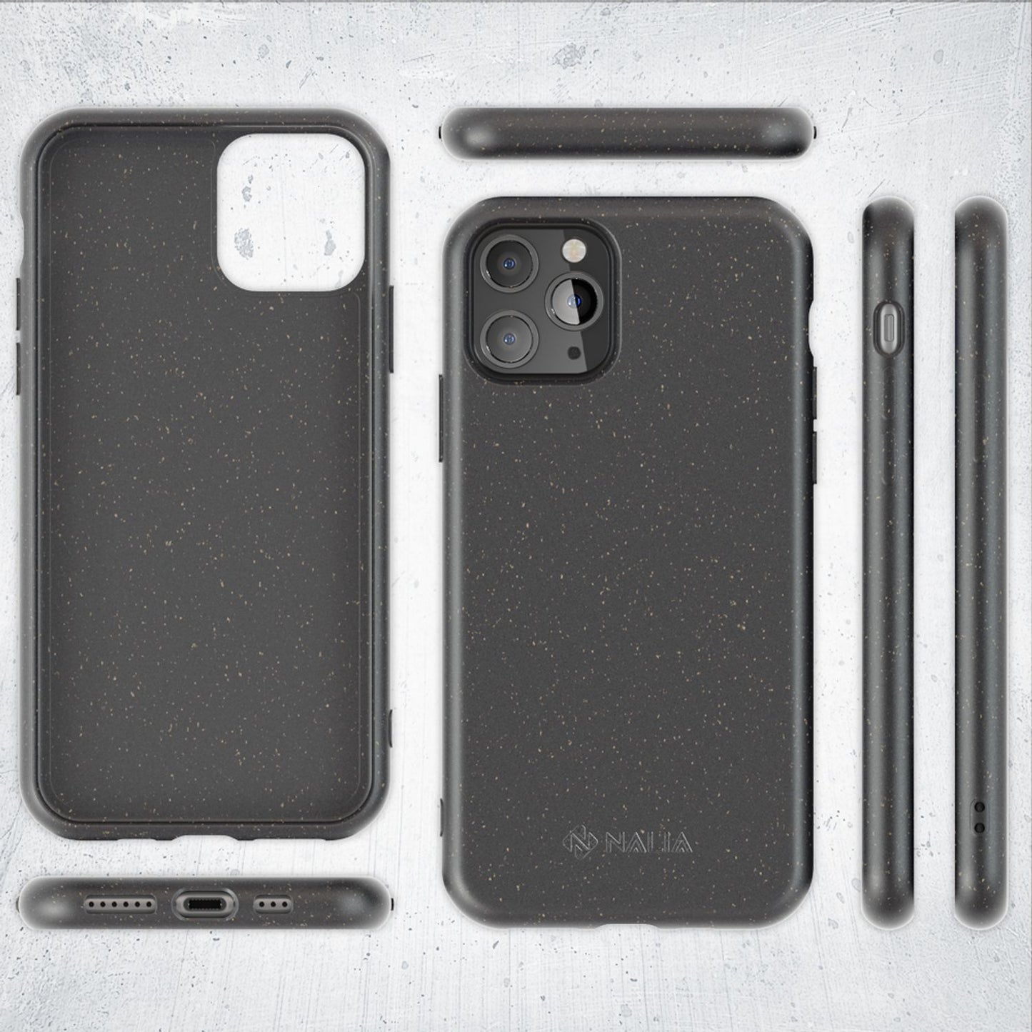 NALIA Handyhülle für iPhone 11 Pro – Weizenstroh Case (Pflanzenbasiert) – BIOVERA – Matt & Stoßfest (Vegan) – Marke aus Berlin