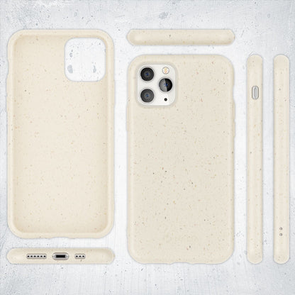 NALIA Handyhülle für iPhone 11 Pro Max – Weizenstroh Case (Pflanzenbasiert) – BIOVERA – Matt & Stoßfest (Vegan) – Marke aus Berlin