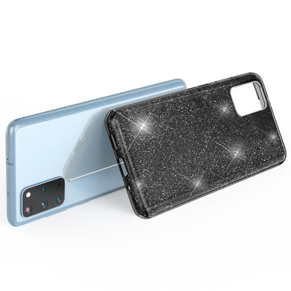 NALIA Glitzerhülle für Samsung Galaxy S20 Plus – Funkelnder Glitzer-Look & Grip – SHINEPOP (Silikon Case) – Marke aus Berlin