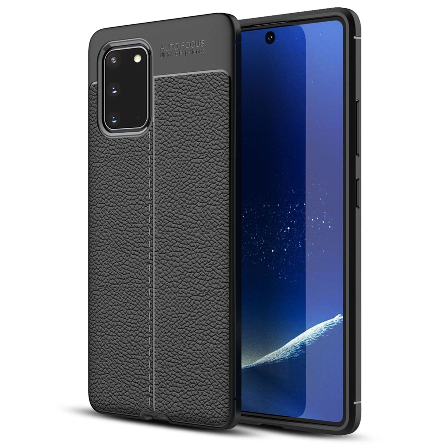 NALIA Leder-Optik Silikon Case für Samsung Galaxy S20 – Griffig & Matt – BARRON Handyhülle (Anti-Fingerprint, Stoßfest & Robust) – Marke aus Berlin