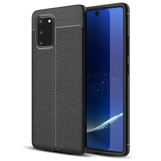 NALIA Leder-Optik Silikon Case für Samsung Galaxy S20 – Griffig & Matt – BARRON Handyhülle (Anti-Fingerprint, Stoßfest & Robust) – Marke aus Berlin