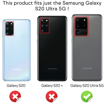 NALIA Silikonhülle für Samsung Galaxy S20 Ultra – Rutschfest & Matt – VORTEX (Gebürstete Optik & Carbon Design) – Marke aus Berlin