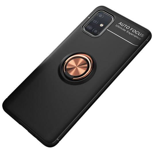 NALIA Ring Hülle kompatibel mit Samsung Galaxy A71 Handyhülle, Silikon Cover mit 360 Grad Finger-Halter für magnetische KFZ-Halterung, Schutzhülle Phone Case Handy-Tasche Etui Bumper