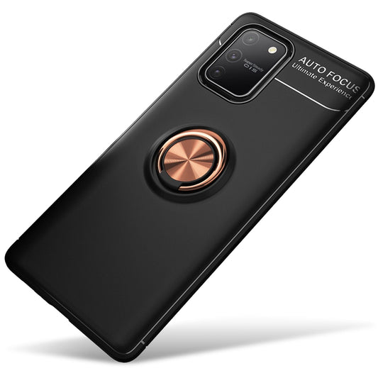NALIA Ring Handyhülle kompatibel mit Samsung Galaxy S10 Lite Hülle, Silikon Cover mit 360-Grad Finger-Halter für magnetische KFZ-Halterung, Schutzhülle Phone Case Handy-Tasche Bumper