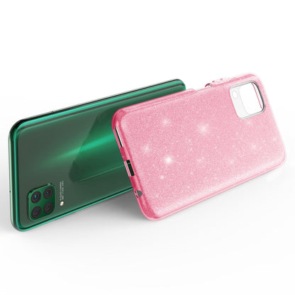 NALIA Glitzerhülle für Huawei P40 Lite – Funkelnder Glitzer-Look & Grip – SHINEPOP (Silikon Case) – Marke aus Berlin