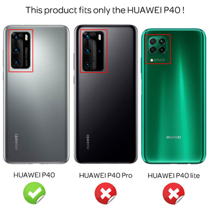 NALIA Ring Handyhülle kompatibel mit Huawei P40 Hülle, Kratzfeste Schutzhülle mit 360° Finger-Halter, Dünnes Silikon Cover Innen & Hardcase, Phone Case für magnetische KFZ-Halterung