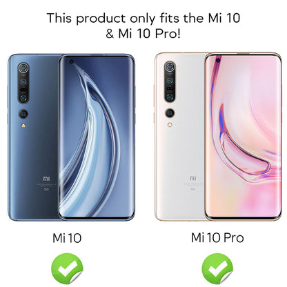 NALIA Ring Handyhülle kompatibel mit Xiaomi Mi 10 / Mi 10 Pro Hülle, Silikon Cover mit 360-Grad Finger-Halter für magnetische KFZ-Halterung, Schutzhülle Phone Case Handy-Tasche Etui Bumper - Schwarz