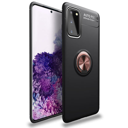 NALIA Ring Handyhülle kompatibel mit Samsung Galaxy S20 Hülle, Silikon Cover mit 360-Grad Finger-Halter für magnetische KFZ-Halterung, Schutzhülle Phone Case Handy-Tasche Etui Bumper