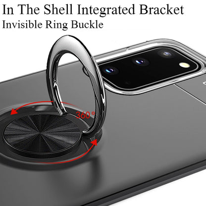 NALIA Ring Handyhülle kompatibel mit Samsung Galaxy S20 Hülle, Silikon Cover mit 360-Grad Finger-Halter für magnetische KFZ-Halterung, Schutzhülle Phone Case Handy-Tasche Etui Bumper
