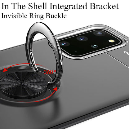 NALIA Ring Handyhülle kompatibel mit Samsung Galaxy S20 Plus Hülle, Silikon Cover mit 360-Grad Finger-Halter für magnetische KFZ-Halterung, Schutzhülle Phone Case Handy-Tasche Etui