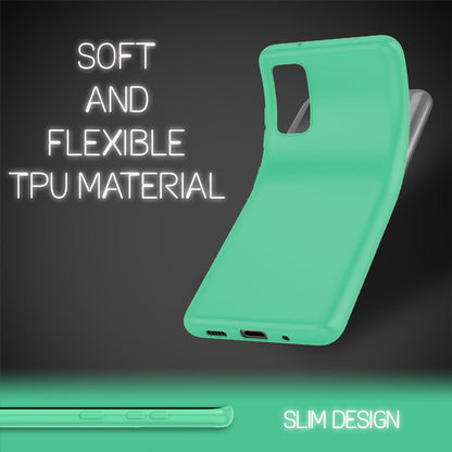 NALIA Neon Silikonhülle für Samsung Galaxy S20 – Soft-Touch & Signal-Neon – NEONSHOCK (Matte Schutzhülle) – Marke aus Berlin