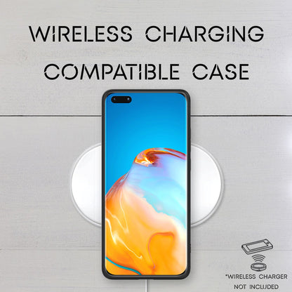 NALIA 360 Grad Handyhülle kompatibel mit Huawei P40 Pro Hülle, Hard-Case & Display-Schutzfolie, Full-Cover Rundum Skin Schutzhülle Slim Etui Case, Handy-Tasche Screen Protector Folie