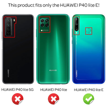 NALIA Ring Handyhülle kompatibel mit Huawei P40 lite E Hülle, Silikon Cover mit 360-Grad Finger-Halter für magnetische KFZ-Halterung, Schutzhülle Phone Case Handy-Tasche Etui Bumper