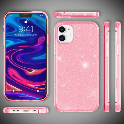 NALIA Glitzerhülle für iPhone 12 / 12 Pro – Funkelnder Glitzer-Look & Grip – SHINEPOP (Silikon Case) – Marke aus Berlin