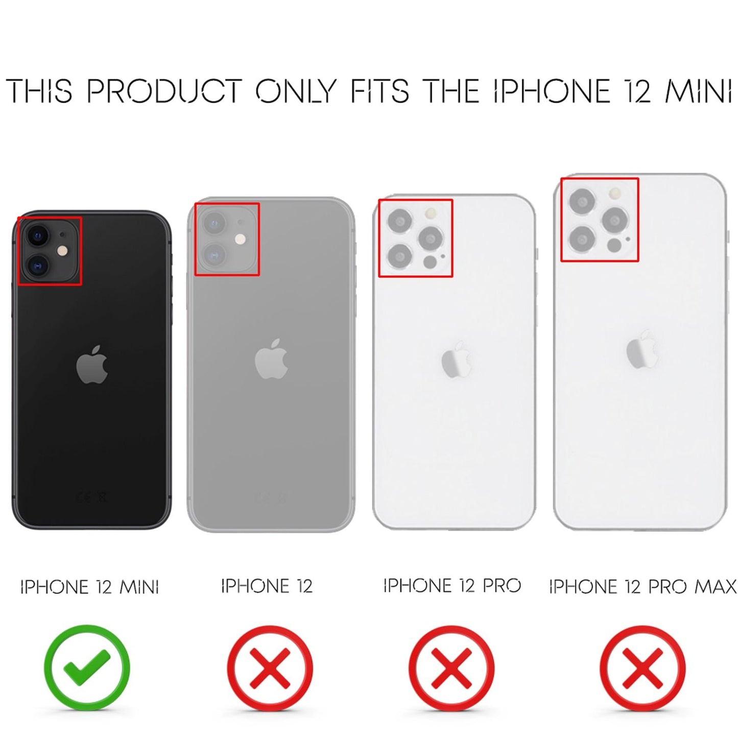 NALIA Leder-Optik Silikon Case für iPhone 12 Mini – Griffig & Matt – BARRON Handyhülle (Anti-Fingerprint, Stoßfest & Robust) – Marke aus Berlin