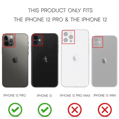 NALIA Leder-Optik Silikon Case für iPhone 12 / 12 Pro – Griffig & Matt – BARRON Handyhülle (Anti-Fingerprint, Stoßfest & Robust) – Marke aus Berlin