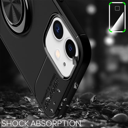NALIA Ringhülle für iPhone 12 Mini – Ring-Ständer 360° & für Magnet-Halter – GRIP360 (Mattiertes Silikon Case) – Marke aus Berlin