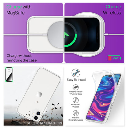 NALIA 360° Hülle für iPhone 12 Mini – Vorne & Hinten Schutz – 360GUARD (Full-Body Case) – Marke aus Berlin