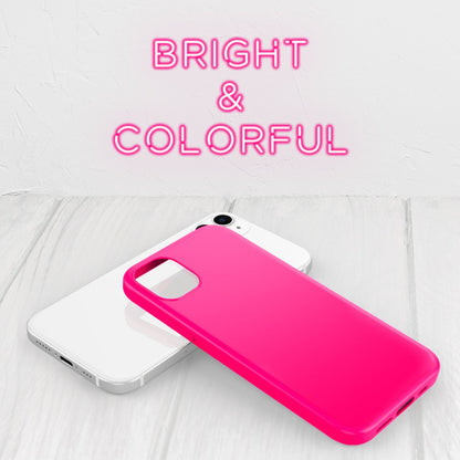 NALIA Neon Handy Hülle für iPhone 12 mini, Slim Case Cover Schutz Tasche Bumper