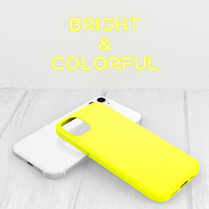 NALIA Neon Handy Hülle für iPhone 12 mini, Slim Case Cover Schutz Tasche Bumper