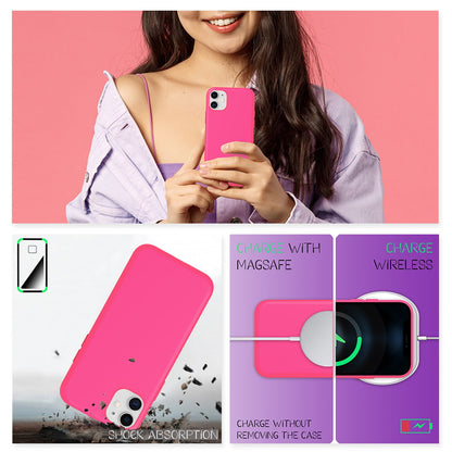 NALIA Neon Handy Hülle für iPhone 12 mini, Slim Case Cover Schutz Tasche Bumper