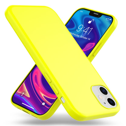 NALIA Neon Silikonhülle für iPhone 12 / 12 Pro – Soft-Touch & Signal-Neon – NEONSHOCK (Matte Schutzhülle) – Marke aus Berlin