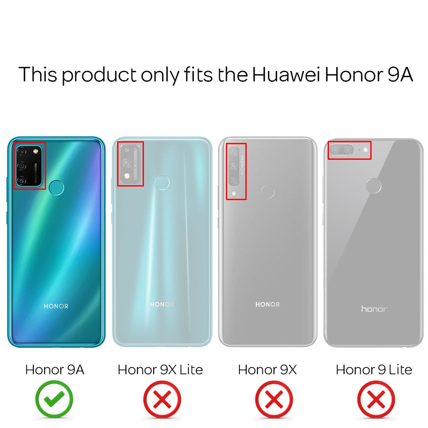 NALIA Ring Handyhülle kompatibel mit Honor 9A Hülle, TPU Silikon Cover mit 360-Grad Finger-Halter für magnetische KFZ-Halterung, Dünne Schutzhülle Phone Case Handy-Tasche Etui Bumper