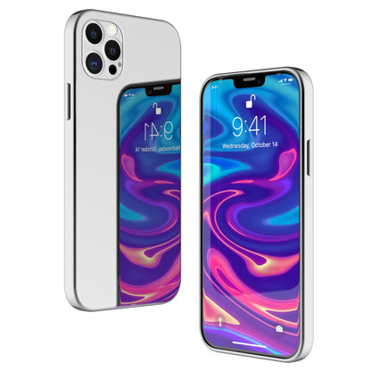 NALIA Spiegelhülle für iPhone 12 Pro Max – Echtes Glas (9H Spiegel & Kratzfest) – RAYN (Premium Hardcase & Silikon Bumper) – Marke aus Berlin