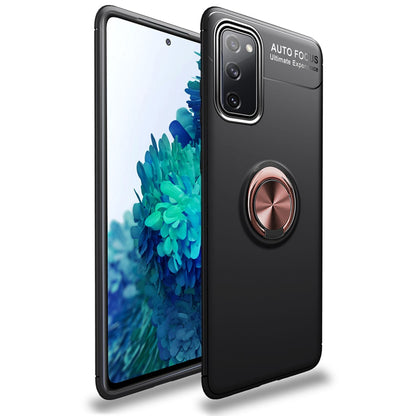 NALIA Ring Handyhülle kompatibel mit Samsung Galaxy S20 FE Hülle, Silikon Cover mit 360-Grad Finger-Halter für magnetische KFZ-Halterung, Schutzhülle Phone Case Handy-Tasche Bumper