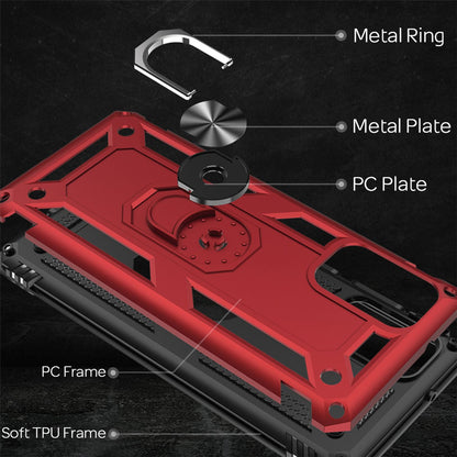 NALIA Panzerhülle für Samsung Galaxy S20 FE – Ring-Ständer 360° & Magnet-Halterung Kompatibel – RINGDEFEND (Stoßfestes Outdoor Case) – Marke aus Berlin