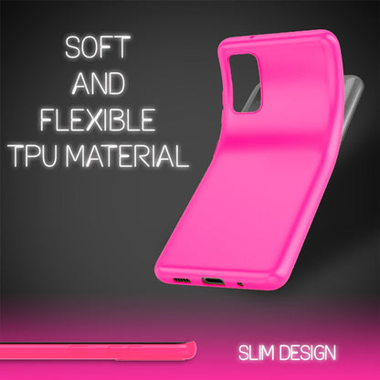 NALIA Neon Silikonhülle für Samsung Galaxy S20 FE – Soft-Touch & Signal-Neon – NEONSHOCK (Matte Schutzhülle) – Marke aus Berlin