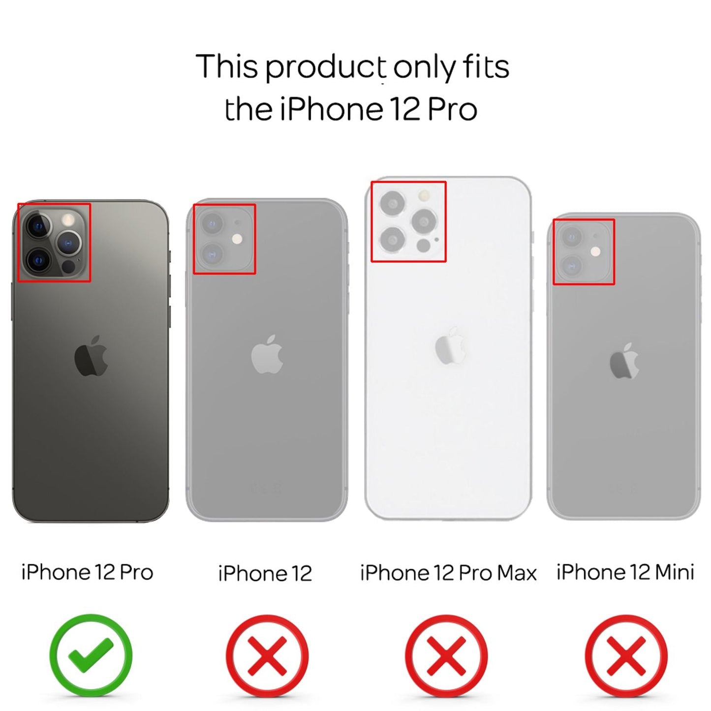 NALIA Ultra Slim Hardcase für iPhone 12 Pro – Matt-Transparent & 0.3mm Dünn – PHANTOM (Hauchdünnes Cover & Kamera-Vollschutz) – Marke aus Berlin