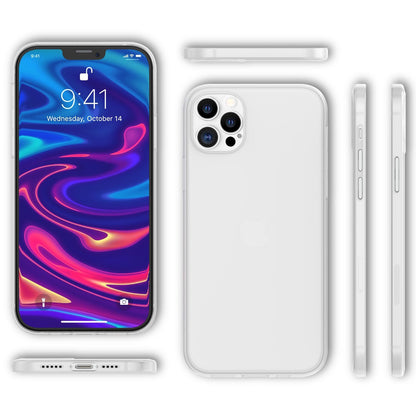 NALIA Ultra Slim Hardcase für iPhone 12 Pro Max – Matt-Transparent & 0.3mm Dünn – PHANTOM (Hauchdünnes Cover & Kamera-Vollschutz) – Marke aus Berlin