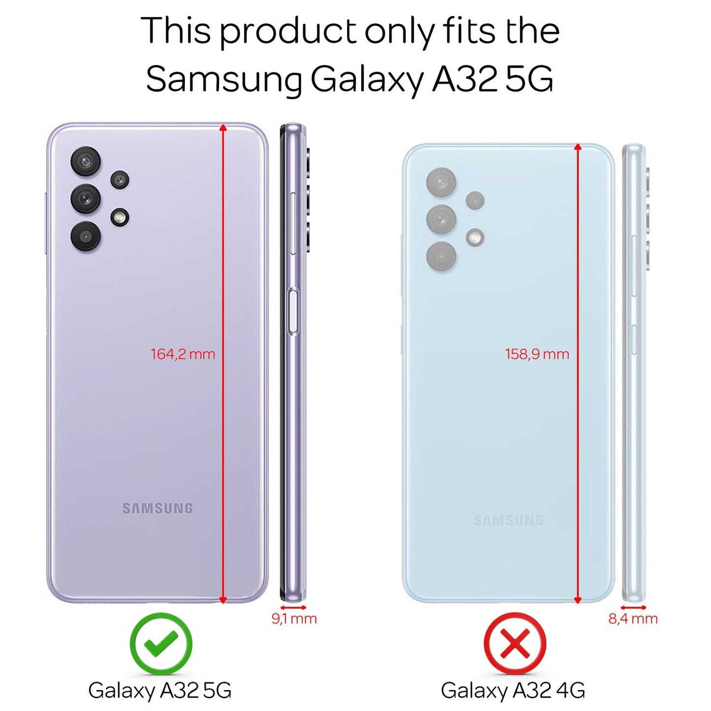 NALIA Glitzerhülle für Samsung Galaxy A32 5G – Funkelnder Glitzer-Look & Grip – SHINEPOP (Silikon Case) – Marke aus Berlin