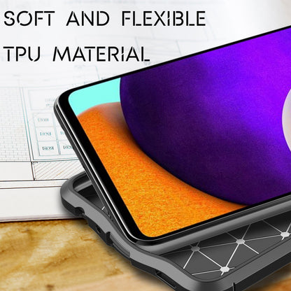 NALIA Leder Look Case kompatibel mit Samsung Galaxy A52 5G / A52 / A52s 5G Hülle, Schwarze Handyhülle Silikon Schutzhülle Stoßfest Rutschfest, Slim Phone Backcover Skin Dünne Handy-Tasche Cover Etui