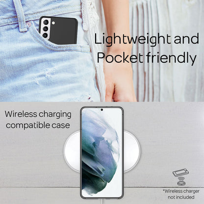 NALIA Ultra Slim Hardcase für Samsung Galaxy S21 – Matt & 0.3mm Dünn – PHANTOM (Hauchdünnes Cover & Kamera-Vollschutz) – Marke aus Berlin