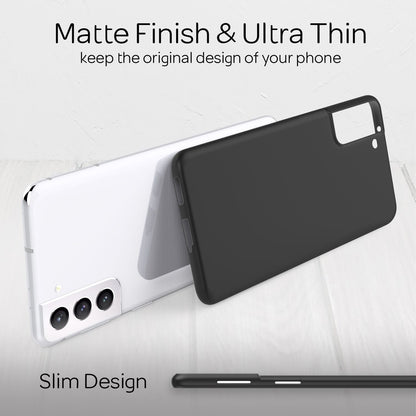 NALIA Ultra Slim Hardcase für Samsung Galaxy S21 Plus – Matt & 0.3mm Dünn – PHANTOM (Hauchdünnes Cover & Kamera-Vollschutz) – Marke aus Berlin